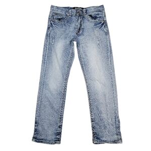 TRUE LUCK Men's Light Wash Blue Jeans 30X30